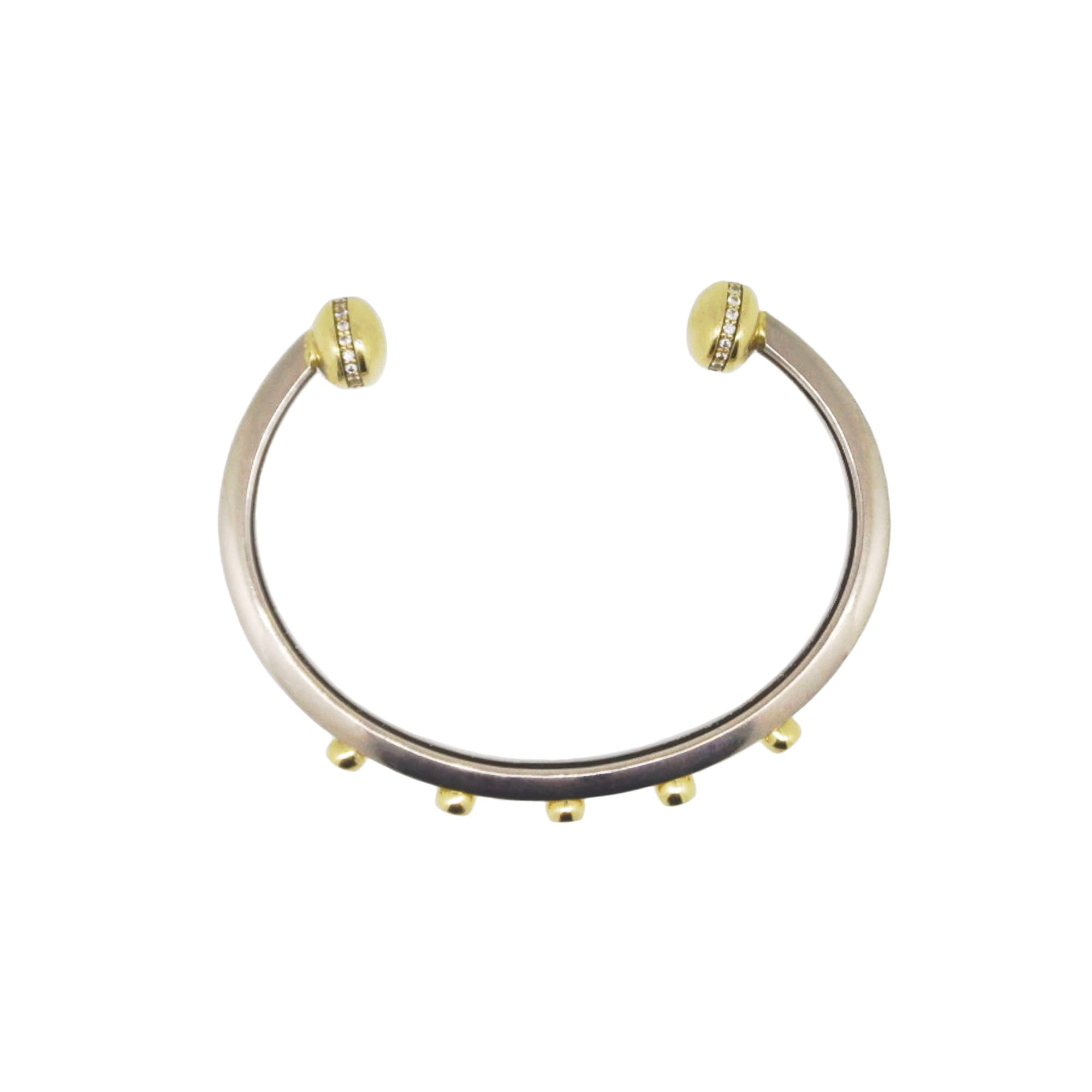 Honey Tublet Cuff Bangle