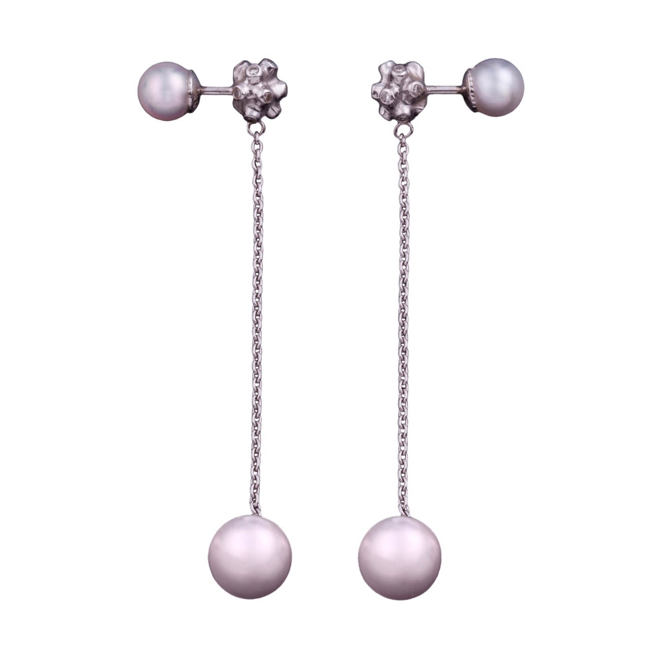 Cosmic Confetti Pearl Earrings